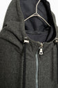 MADE IN ITARY 1998AW PRADA WOOL TWEED LONG COAT