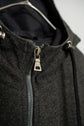 MADE IN ITARY 1998AW PRADA WOOL TWEED LONG COAT