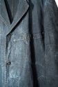 40’s French Vintage AU MOLINEL Indigo Linen Maquignon Coat