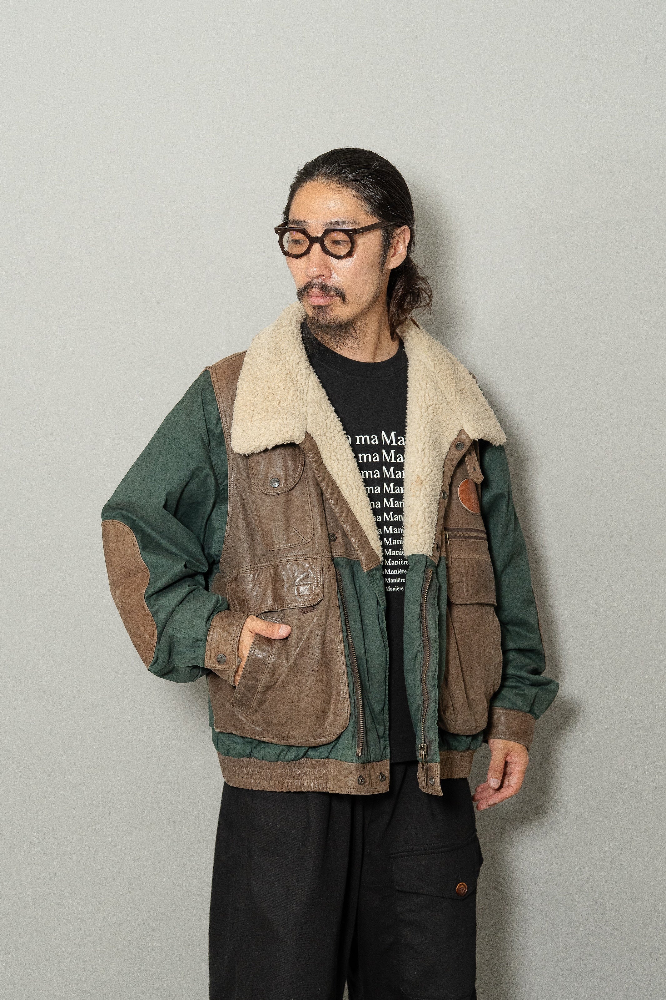 なはたら様！goaミリタリージャケット(ラクーンファー&ライナー付き) ブラウン goa ゴア ラクーンファー モッズコート ボアライナー ミリタリー