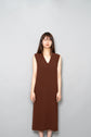 HERMES by Martin margiela Sleeveless Silk Dress