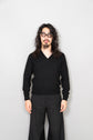 Ballantyne Pure Cashmere V Neck Knit Made in SCOTLAND "DEAD STOCK"
