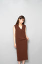 HERMES by Martin margiela Sleeveless Silk Dress