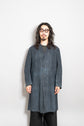 40’s French Vintage AU MOLINEL Indigo Linen Maquignon Coat