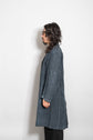 40’s French Vintage AU MOLINEL Indigo Linen Maquignon Coat