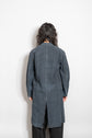 40’s French Vintage AU MOLINEL Indigo Linen Maquignon Coat