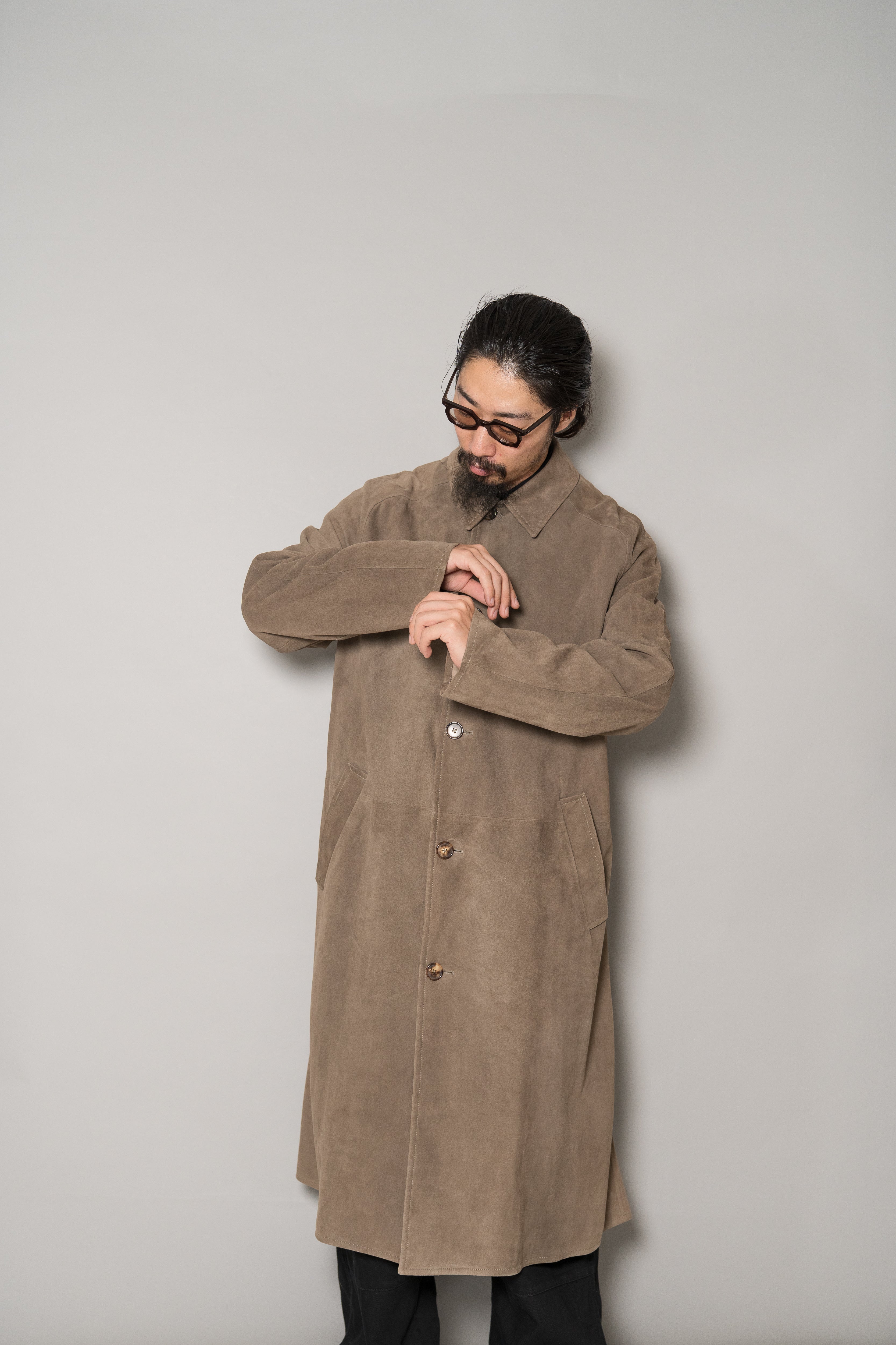 Hermès RENNE REINDEERSKIN Leather Long Coat – Maison ma Manière