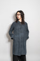 40’s French Vintage AU MOLINEL Indigo Linen Maquignon Coat