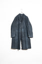 40’s French Vintage AU MOLINEL Indigo Linen Maquignon Coat