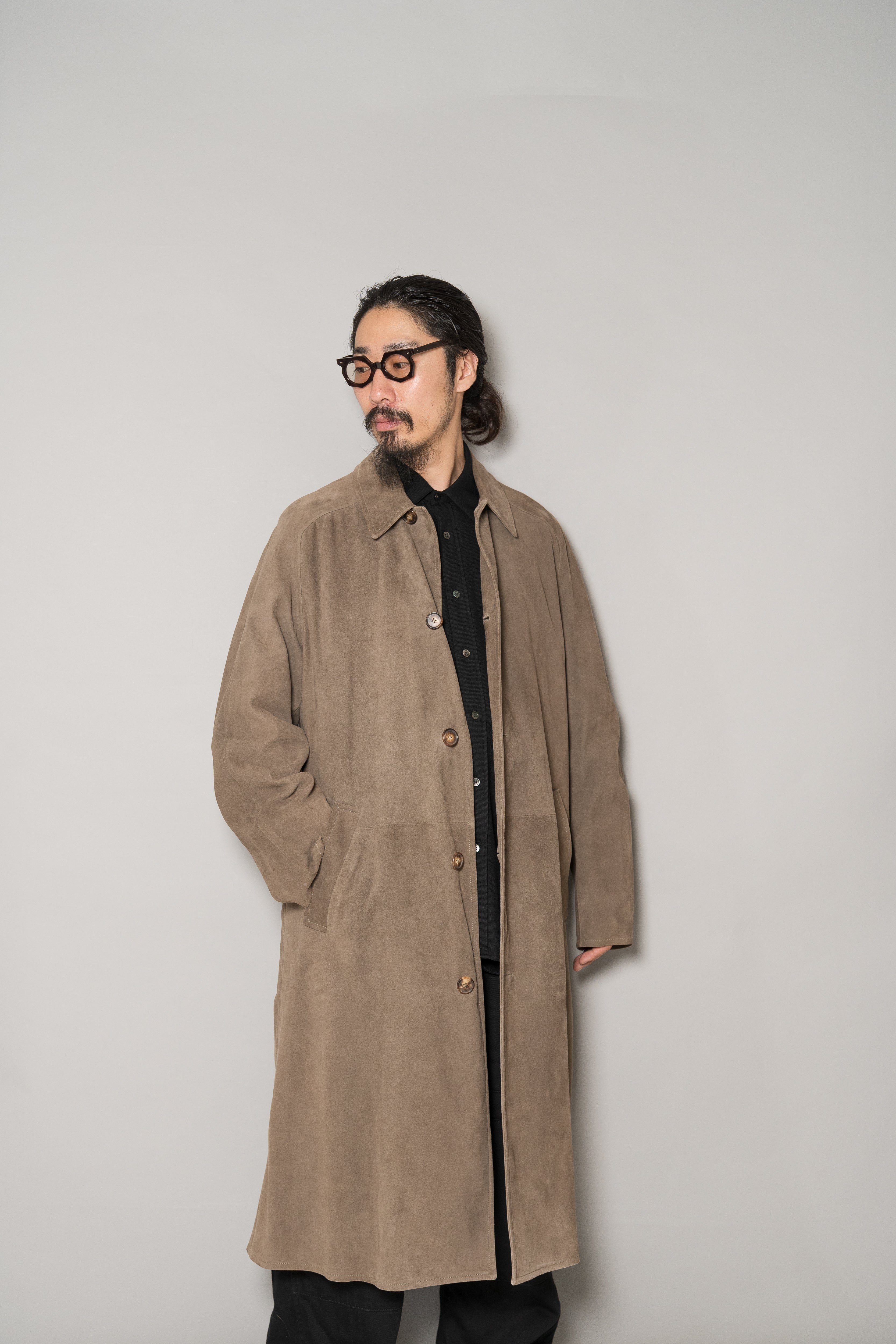 Hermès RENNE REINDEERSKIN Leather Long Coat – Maison ma Manière