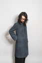 40’s French Vintage AU MOLINEL Indigo Linen Maquignon Coat