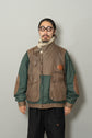 1990s GOANNA Leather & Nylon Boa Aviator Jacket
