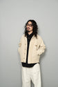 Made in ITALY GIORGIO ARMANI COTTON FLIGHT JACKET WITH CHINSTRAP