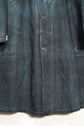 40’s French Vintage AU MOLINEL Indigo Linen Maquignon Coat