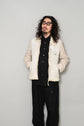 C.P.Company 2006AW Shearling Collar White Leather Jacket