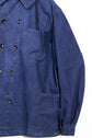 40s French Vintage Le Pigeon Voyageur Cotton Twill Double Breasted Jacket