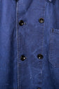 40s French Vintage Le Pigeon Voyageur Cotton Twill Double Breasted Jacket