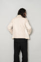 C.P.Company 2006AW Shearling Collar White Leather Jacket