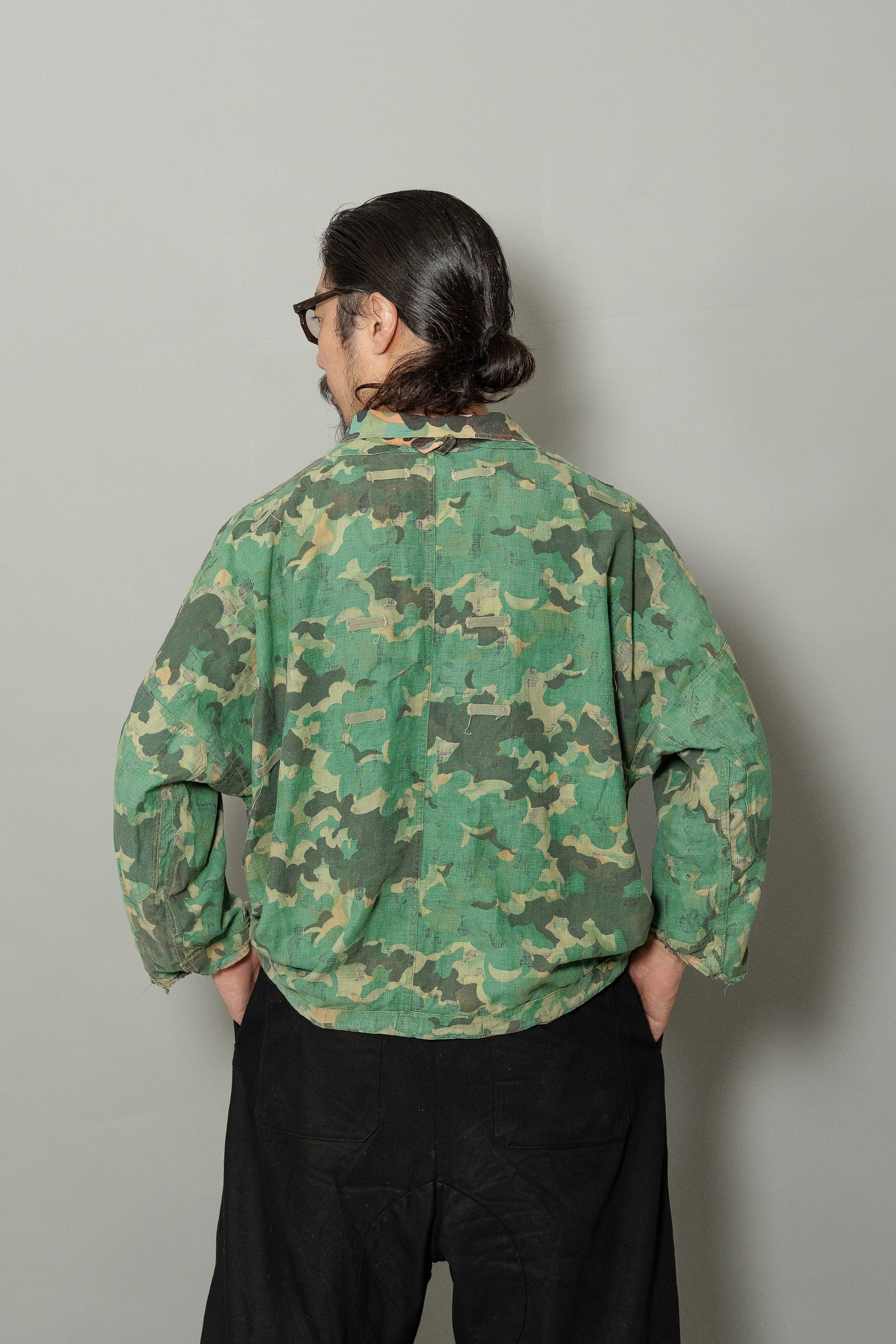 1950's Czechoslovakian Army Dubaky Camouflage white trim