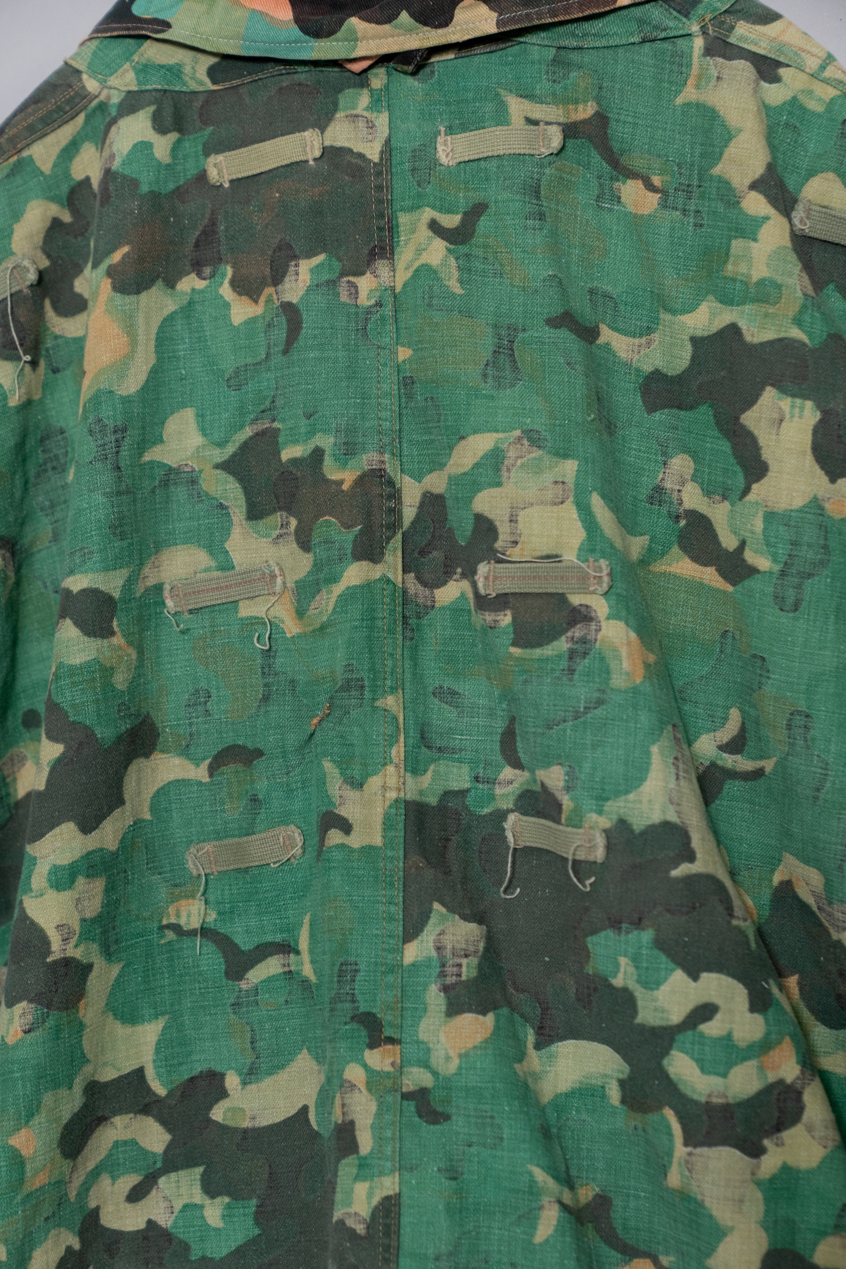 1950's Czechoslovakian Army Dubaky Camouflage white trim