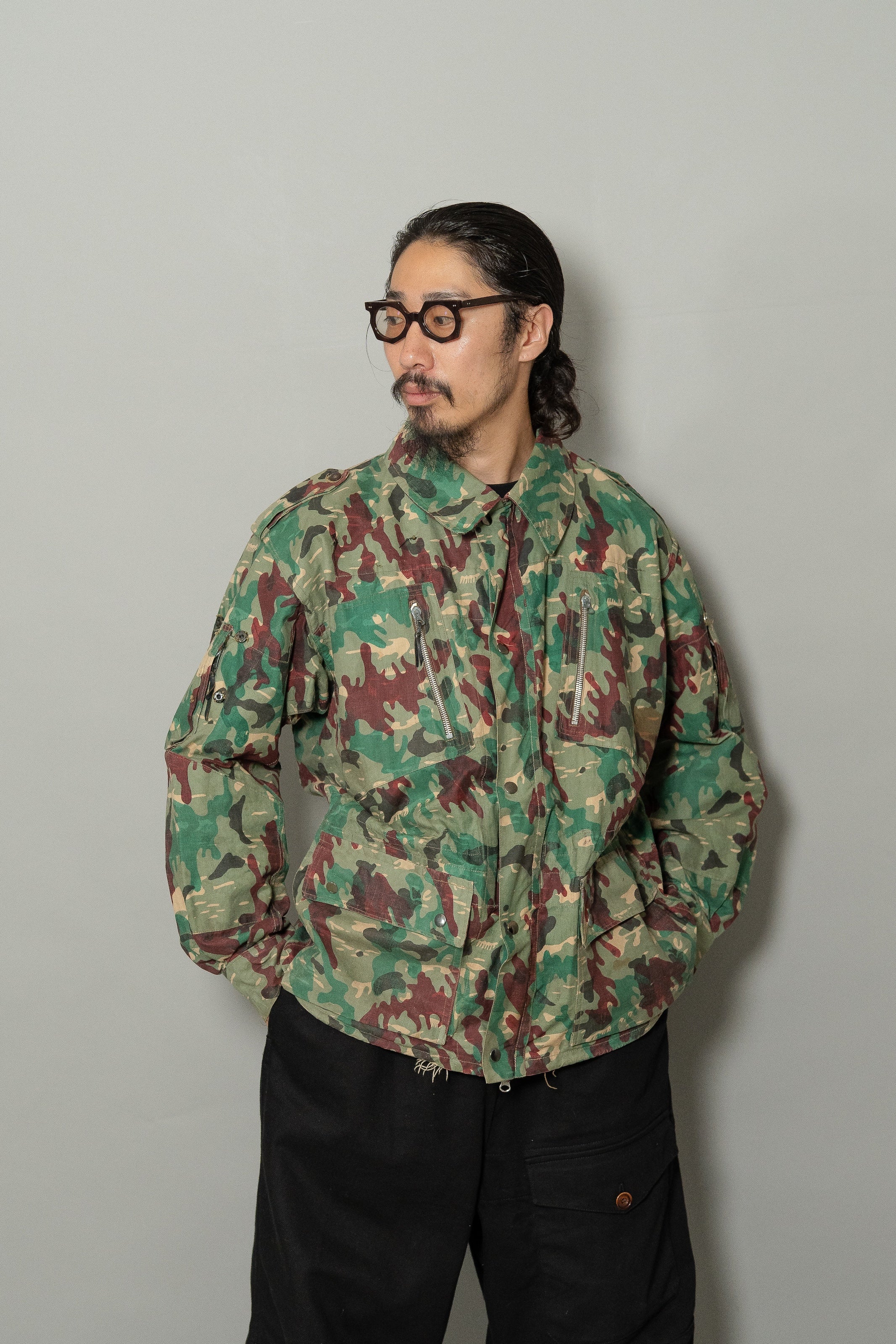 1960's Spanish Army M-60 Boscosos camouflage paratrooper jacket