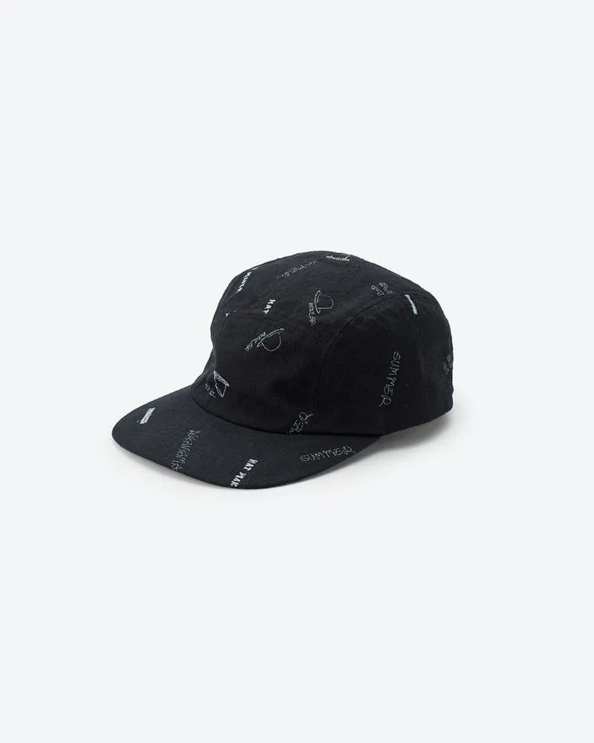 KIJIMA TAKAYUKI LINEN COTTON PRINTED JET CAP – Maison ma Manière