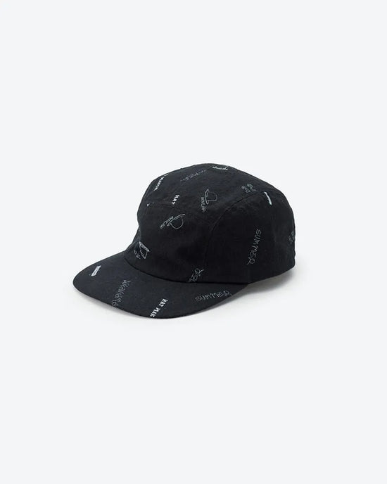 KIJIMA TAKAYUKI LINEN COTTON PRINTED JET CAP