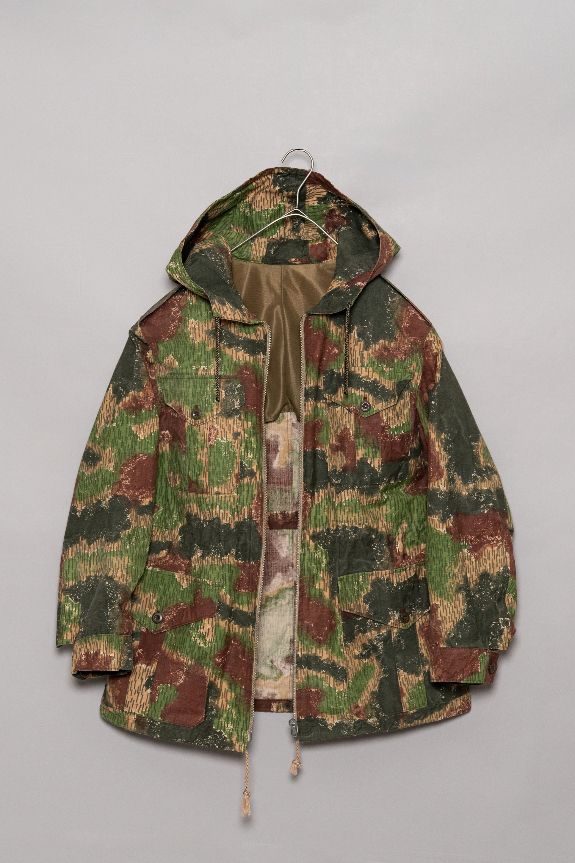 1960's Czechoslovakian Army Sumpfmuster pattern camouflage zip up