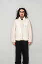 C.P.Company 2006AW Shearling Collar White Leather Jacket