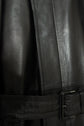 Burberry London Lamb Leather Coat with Belt