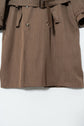 BALENCIAGA PARIS WOOL GABARDINE TRENCH COAT