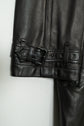 Burberry London Lamb Leather Coat with Belt