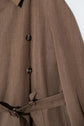 BALENCIAGA PARIS WOOL GABARDINE TRENCH COAT