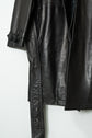 Burberry London Lamb Leather Coat with Belt