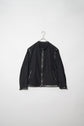 Hermes Nylon × Leather Trimmed Single Riders Jacket