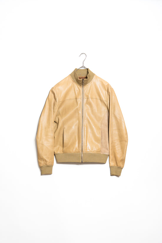 SERAPHIN Zip Up Ram Napa Leather Jacket