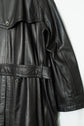Burberry London Lamb Leather Coat with Belt