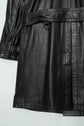 Burberry London Lamb Leather Coat with Belt