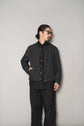 Hermes Nylon × Leather Trimmed Single Riders Jacket