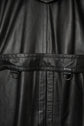 Burberry London Lamb Leather Coat with Belt