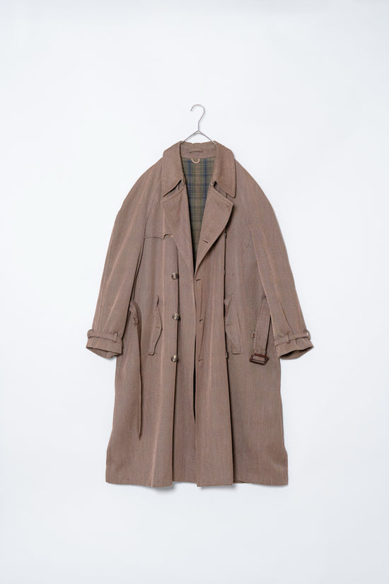 BALENCIAGA PARIS WOOL GABARDINE TRENCH COAT