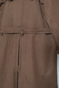 BALENCIAGA PARIS WOOL GABARDINE TRENCH COAT