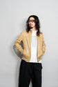 SERAPHIN Zip Up Ram Napa Leather Jacket