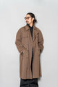BALENCIAGA PARIS WOOL GABARDINE TRENCH COAT