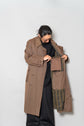 BALENCIAGA PARIS WOOL GABARDINE TRENCH COAT