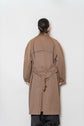 BALENCIAGA PARIS WOOL GABARDINE TRENCH COAT