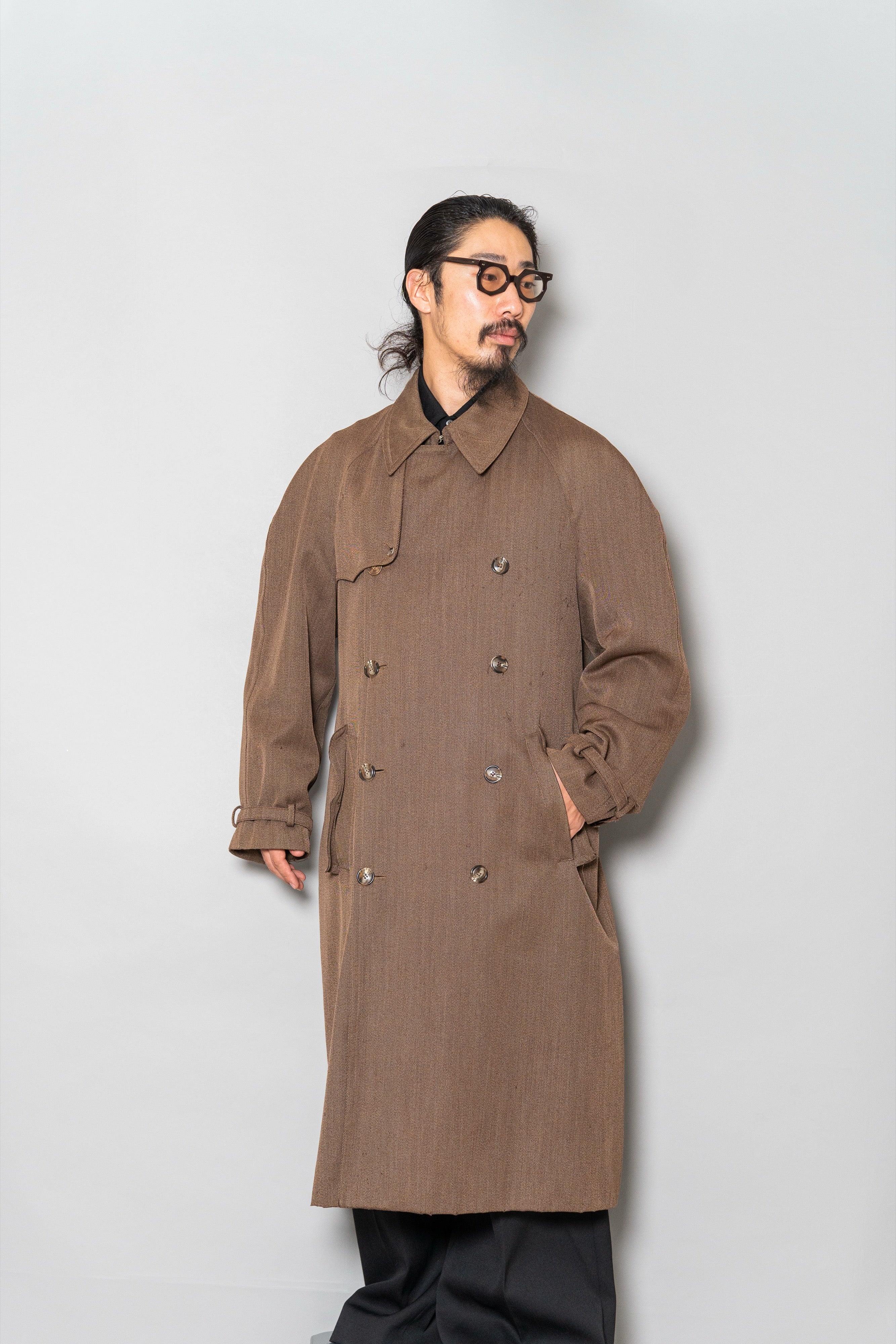 BALENCIAGA PARIS WOOL GABARDINE TRENCH COAT – Maison ma Manière