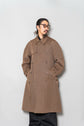 BALENCIAGA PARIS WOOL GABARDINE TRENCH COAT