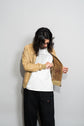 SERAPHIN Zip Up Ram Napa Leather Jacket