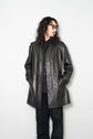 Burberry London Lamb Leather Coat with Belt